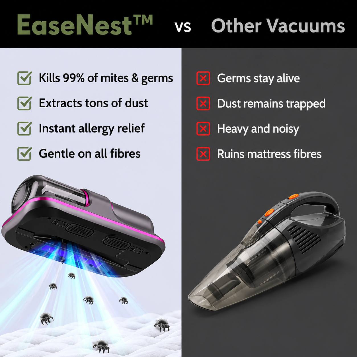 EaseNest™ Mini UV Vacuum