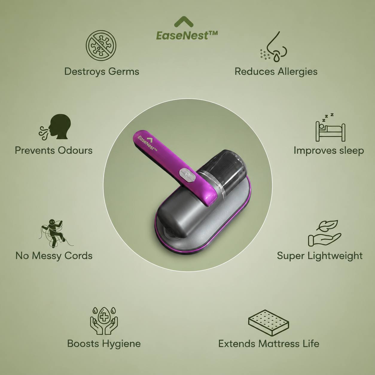 EaseNest™ Mini UV Vacuum