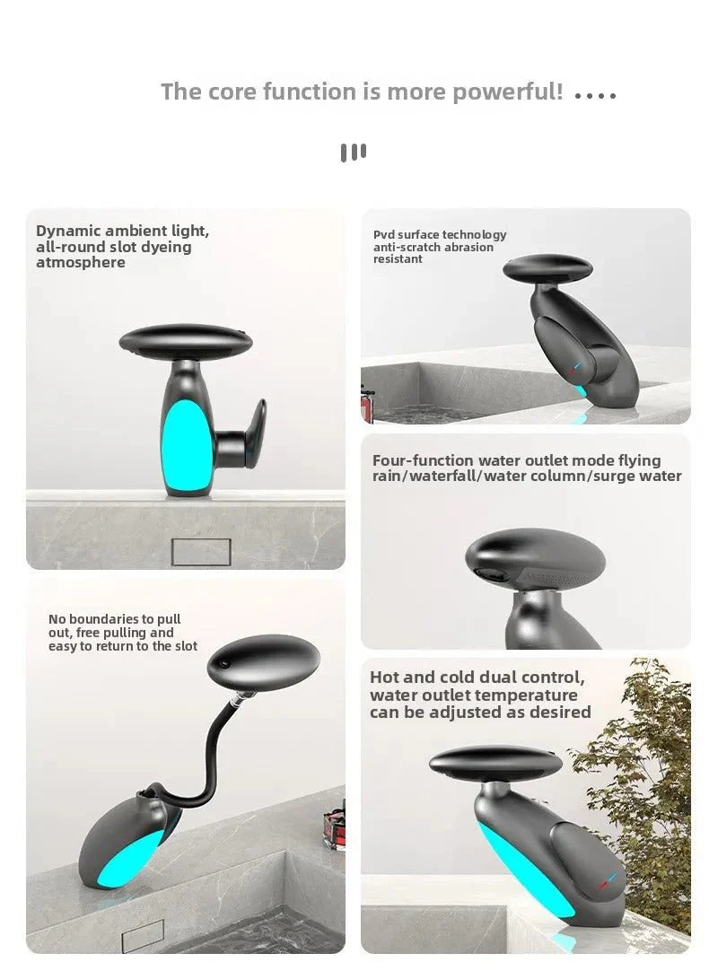 Smart LED Bathroom Faucet